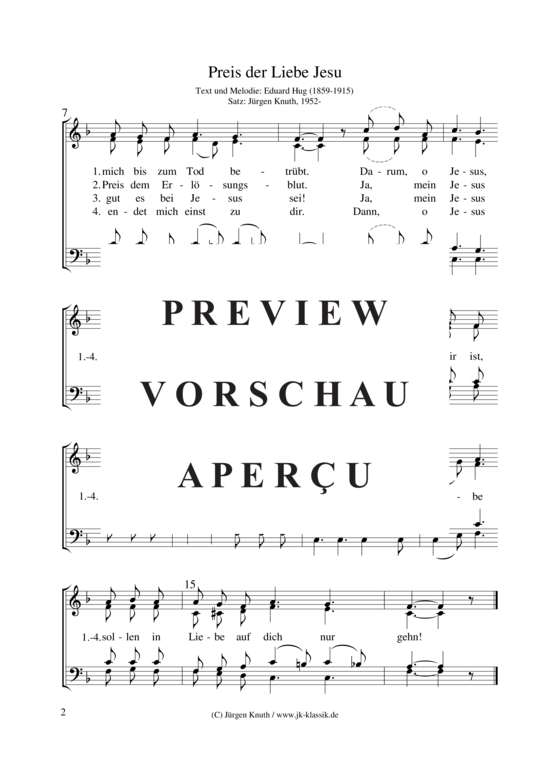 gallery: Preis der Liebe Jesu , , (Gemischter Chor)