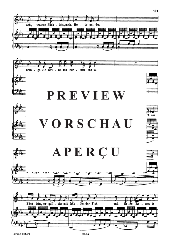 gallery: Liebesbotschaft, D.957-1 (Schwanengesang) , ,  (Gesang tief + Klavier)