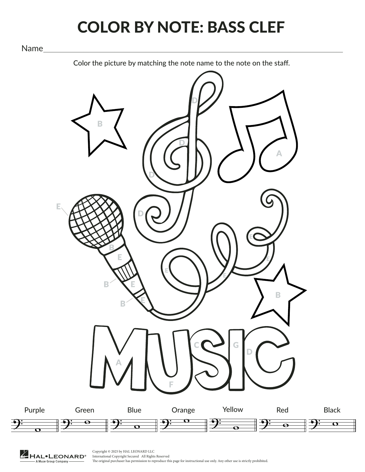 Produktgalerie: Seite 1 von 1 Color By Note: General Music, Brittany McCorriston