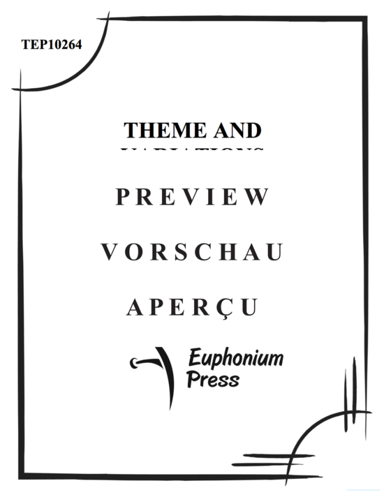 Product gallery: Page 2 of 16 Theme and Variations , , (Tuba Quartett EETT + Tuba Solo)