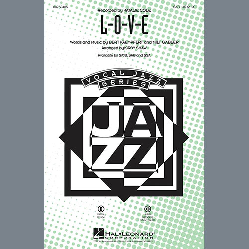 cover: L-O-V-E (arr. Kirby Shaw), Natalie Cole