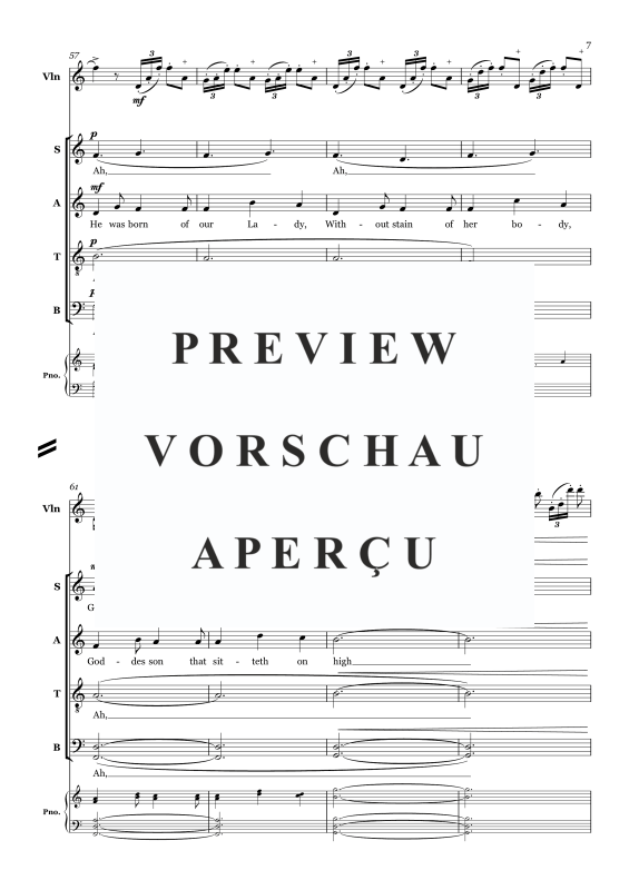 Produktgalerie: Seite 8 von 11 Be all Merry, , Violine Solo und Gemischter Chor