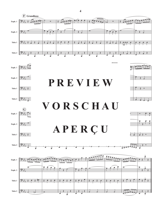 Product gallery: Page 6 of 18 Carrollton March , , (Tuba Quartett EETT)