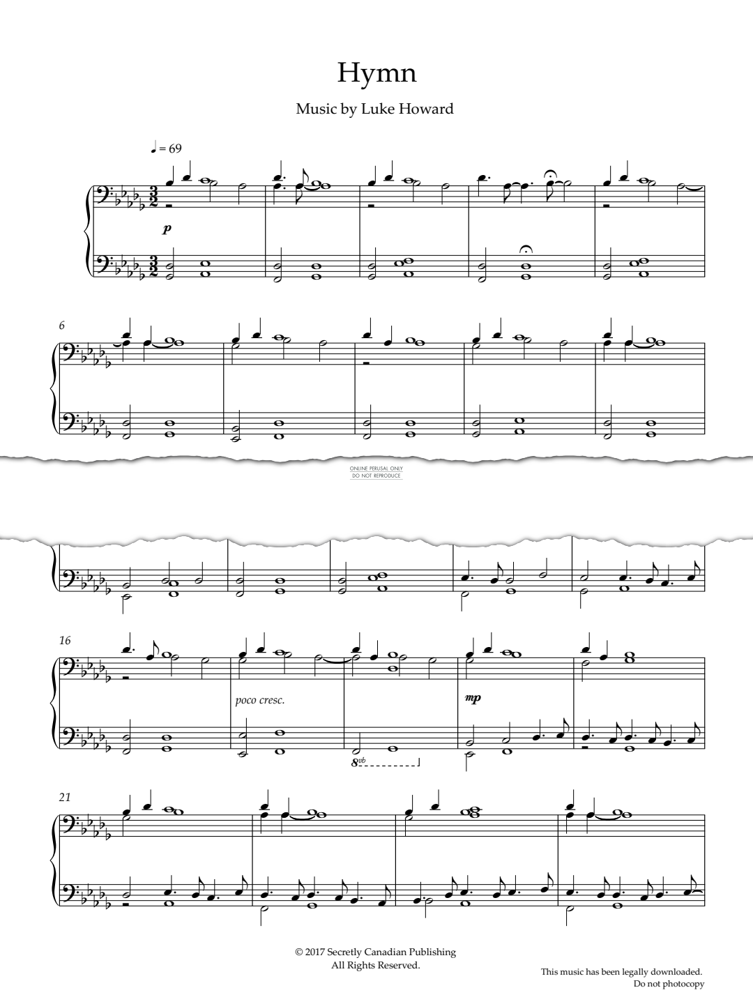 Product gallery: Page 1 of 1 Hymn, Luke Howard