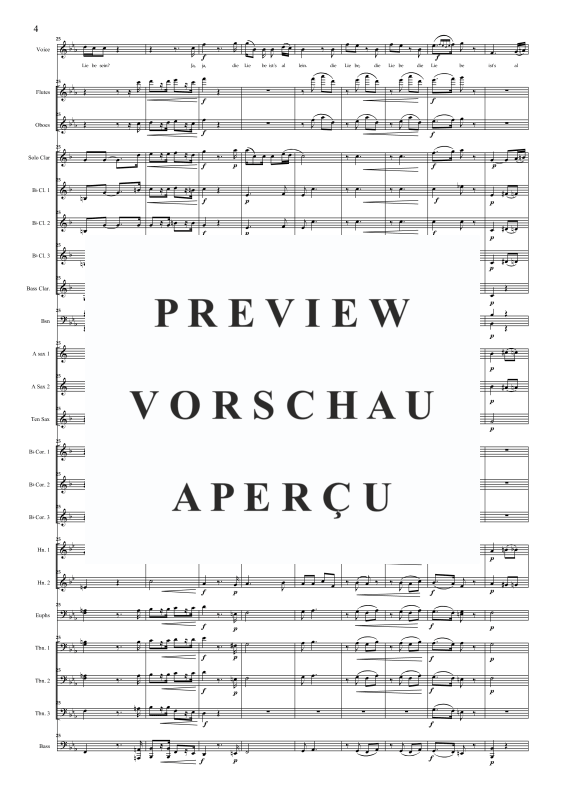 Produktgalerie: Seite 7 von 11 Dies Bildnis ist bezaubernd schön, , Tenor Solo und Concert Band