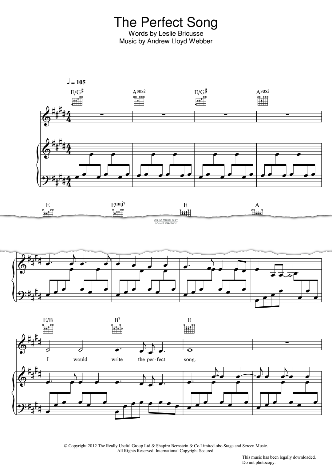 Produktbild zu: The Perfect Song