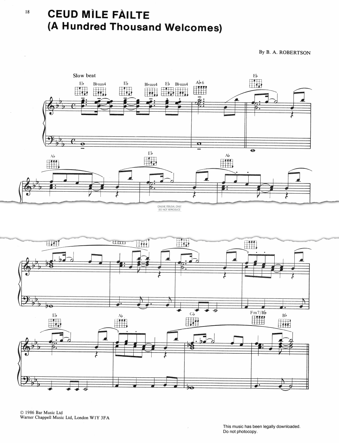 Produktbild zu: Ceud Mìle Fàilte (A Hundred Thousand Welcomes)