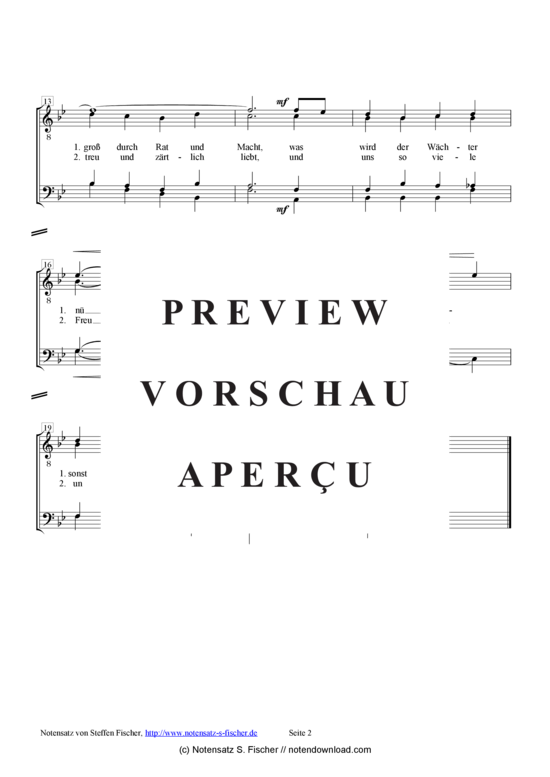 Product gallery: Page 3 of 3 Vertrauen auf Gott  , , (male choir)
