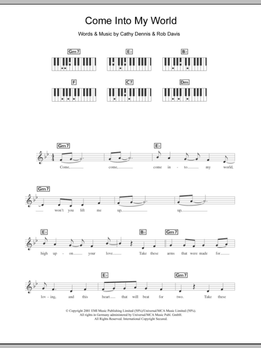 Produktbild zu: Come Into My World