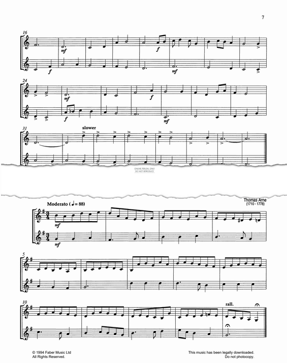 Produktgalerie: Seite 1 von 1 God Save The Queen, Thomas Arne, Trompete