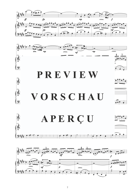 Produktgalerie: Seite 8 von 11 Flöten Sonate Nr. 3 E-Dur BWV 1016, , Flöte und Cembalo/Klavier