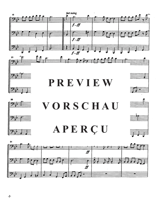 Produktgalerie: Seite 4 von 8 Swing Low, Sweet Chariot , , (Tuba Trio ETT)