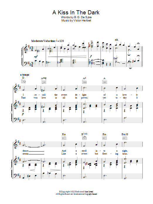 Product gallery: Page 1 of 1 A Kiss In The Dark, Al Martino
