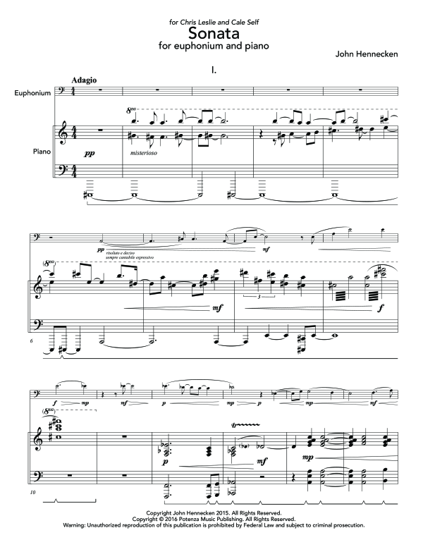 Product gallery: Page 1 of 11 Sonata, , (euphonium and piano)