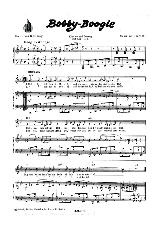 Produktbild zu: Bobby-BoogieWill Meisel