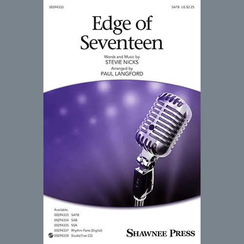 cover: Edge Of Seventeen (arr. Paul Langford), Stevie Nicks