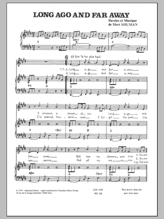 Produktbild zu: Long Ago And Far Away