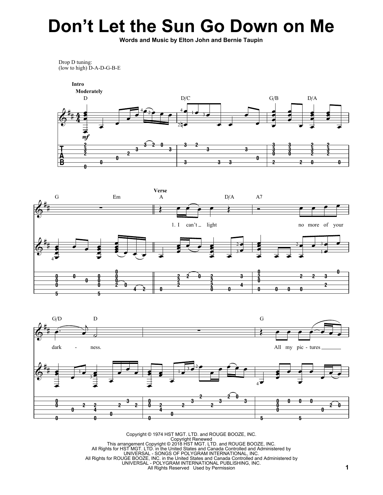 Produktbild zu: Don't Let The Sun Go Down On Me