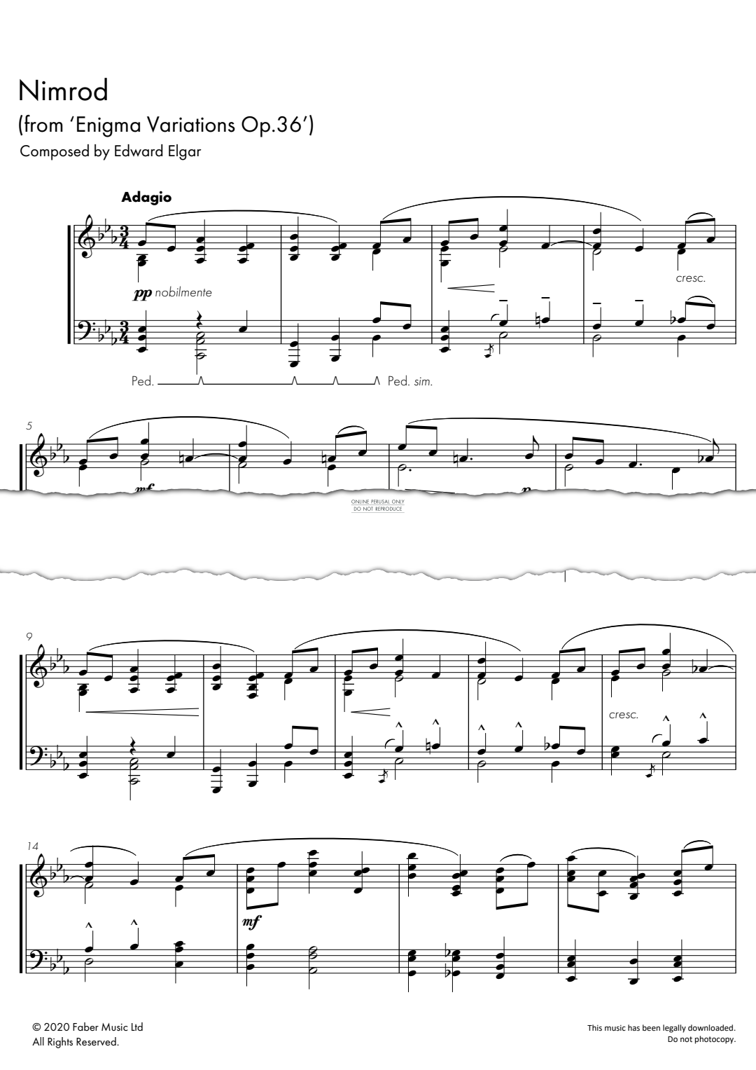 Produktbild zu: Nimrod (from 'Enigma Variations Op.36')