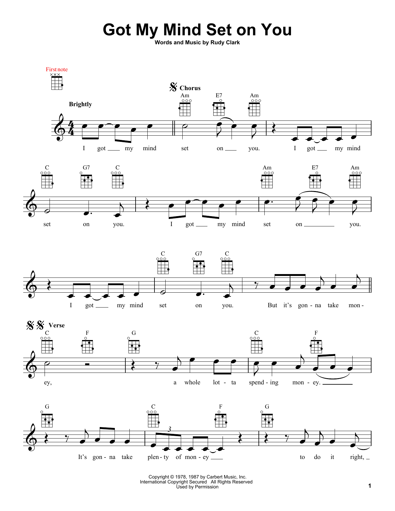 Produktgalerie: Seite 1 von 1 Got My Mind Set On You, George Harrison, Melodieinstrument