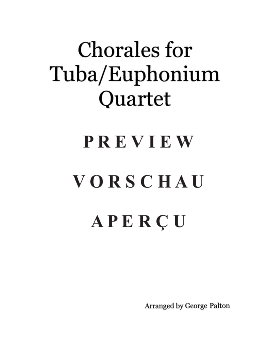 Product gallery: Page 3 of 21 Chorales , , (Tuba Quartett EETT)