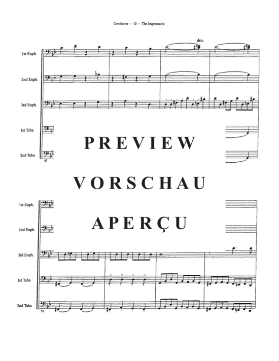 Product gallery: Page 14 of 21 Impresario Overture, The , , (Tuba Quintet EEETT)