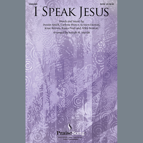 cover: I Speak Jesus (arr. Joseph M. Martin), KingsPorch