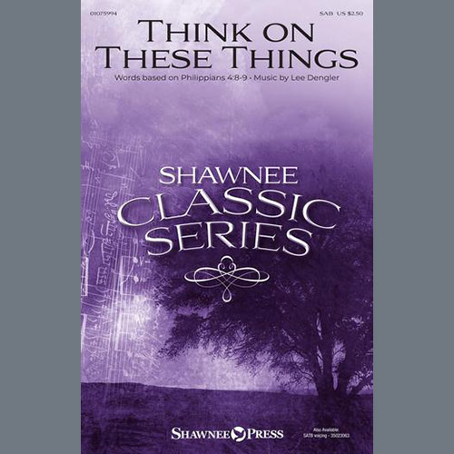 cover: Think On These Things, Lee Dengler