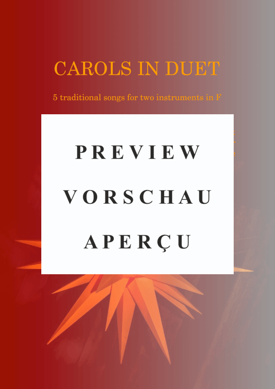 gallery: Carols in Duet, , Duette für 2 Hörner oder Instrumente in F