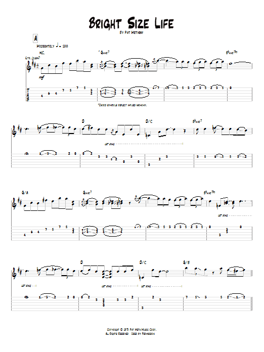 Product gallery: Page 1 of 1 Bright Size Life, Pat Metheny