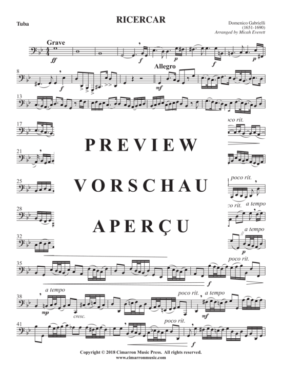 Product picture to: Ricercar Domenico Gabrielli