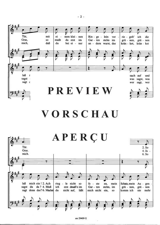 Product gallery: Page 4 of 6 Vergeblicher Nachtbesuch , , (mixed choir)