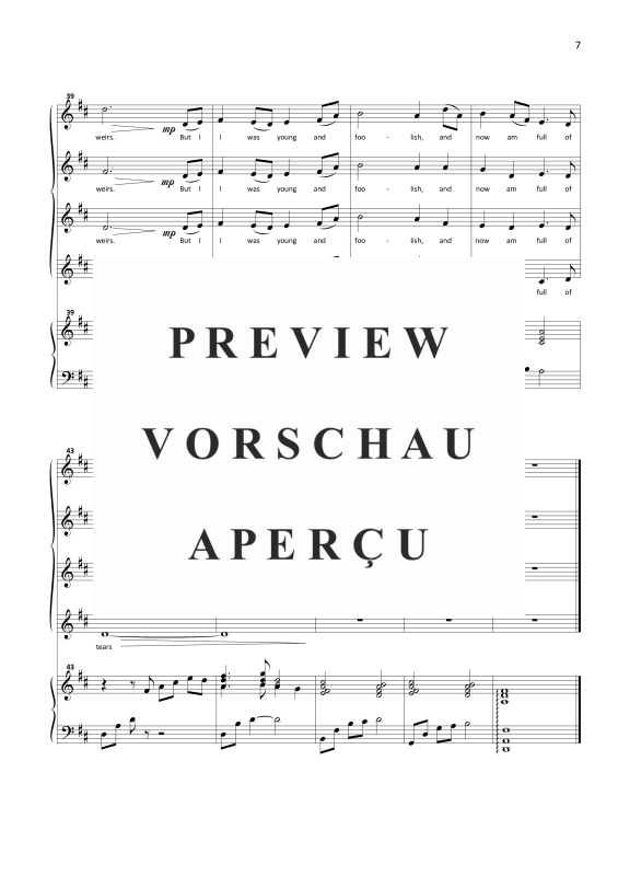 Produktgalerie: Seite 10 von 11 Four Irish Songs, , Frauenchor SSAA und Klavier