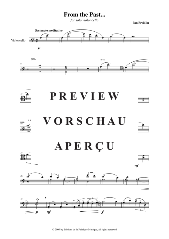 Produktgalerie: Seite 3 von 4 From The Past , , (Violoncello Solo)
