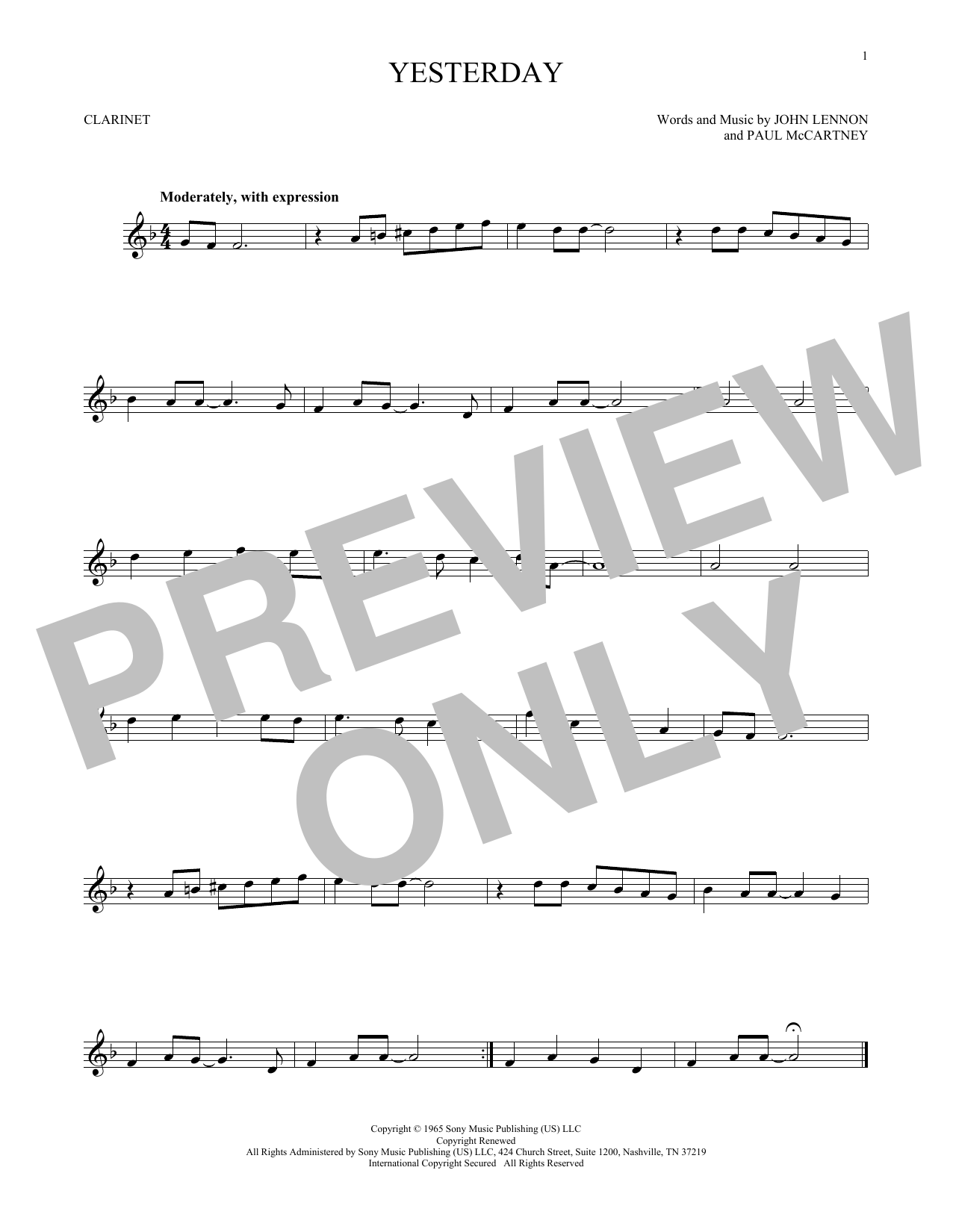 Product gallery: Page 1 of 1 Yesterday, The Beatles