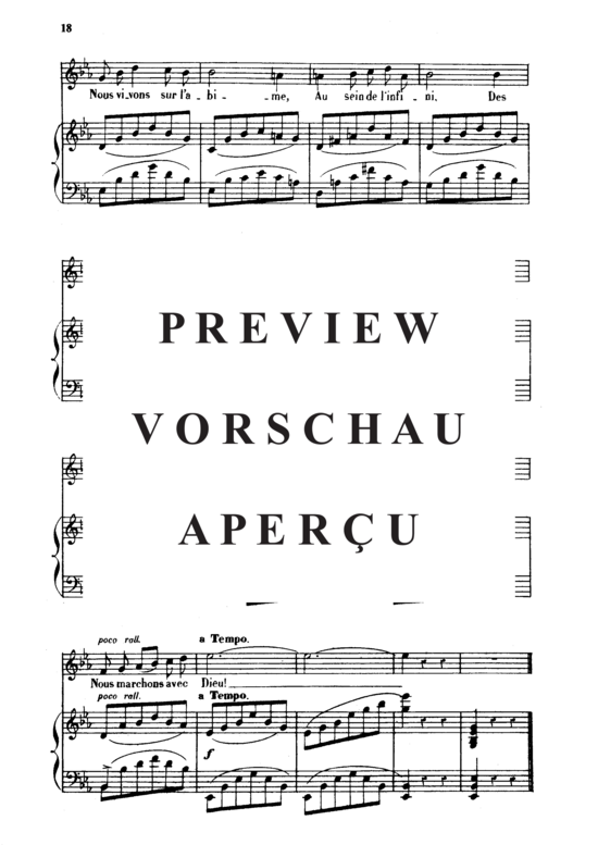 Product gallery: Page 5 of 5 Les matelots Op.2 No.2, , Medium Voice and Piano