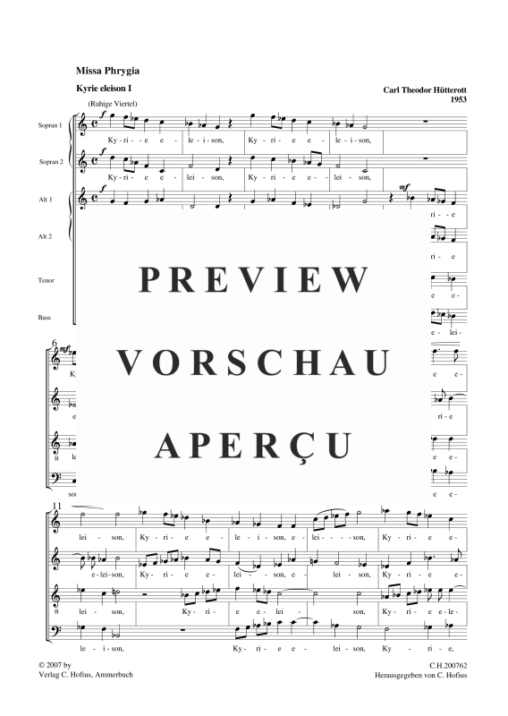 gallery: Missa Phrygia (1952/53), , (Gemischter Chor 4-8 stimmig)