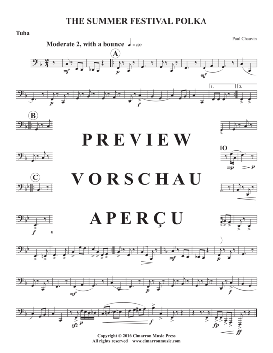 Produktgalerie: Seite 12 von 12 Summer Festival Polka , , (Blechbläserquintett)
