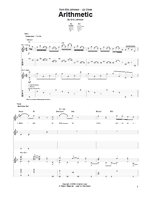Product gallery: Page 1 of 1 Arithmetic, Eric Johnson