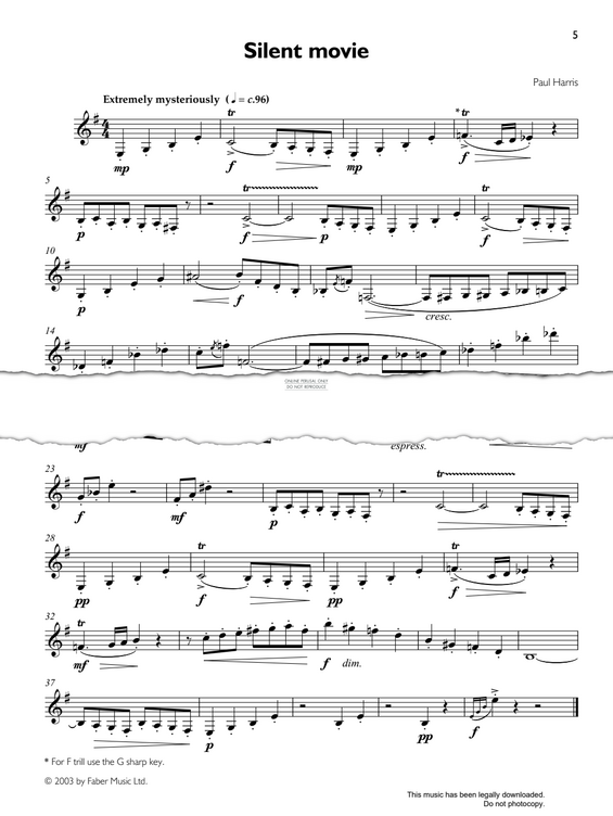 Product gallery: Page 1 of 1 Silent Movie, Paul Harris