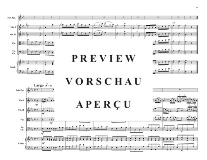 Product gallery: Page 10 of 21 Concerto in Es , , (trumpet + chamber orchestra)