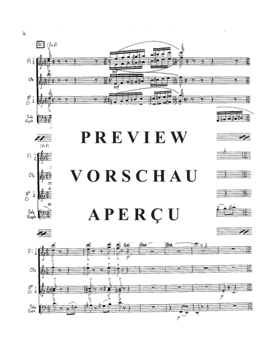 Produktgalerie: Seite 6 von 21 Concertino , , (Gemischtes Ensemble 2x Flöte, Oboe, 2x Klarinette +Euphonium Solo)