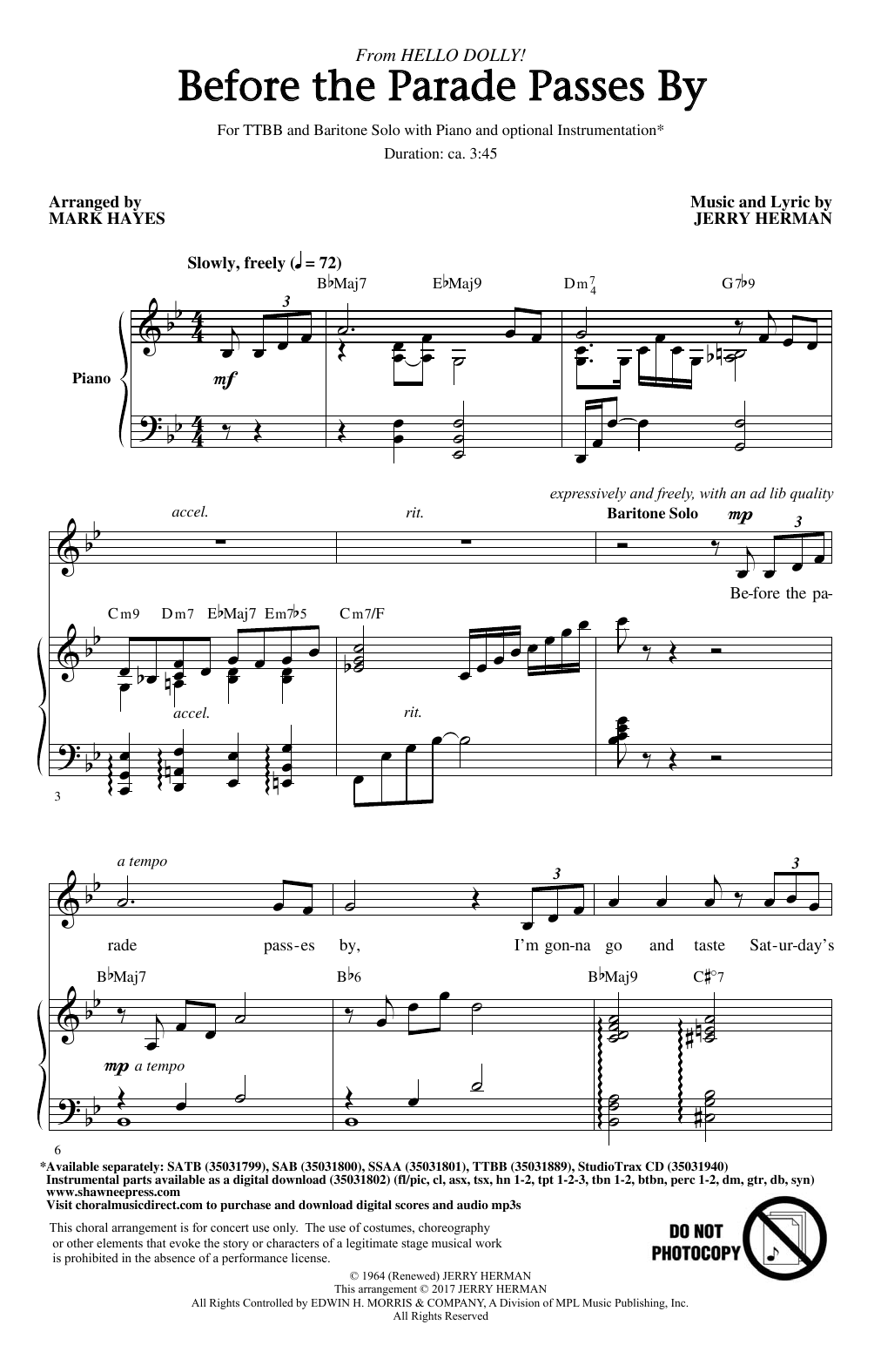 Produktbild zu: Before The Parade Passes By