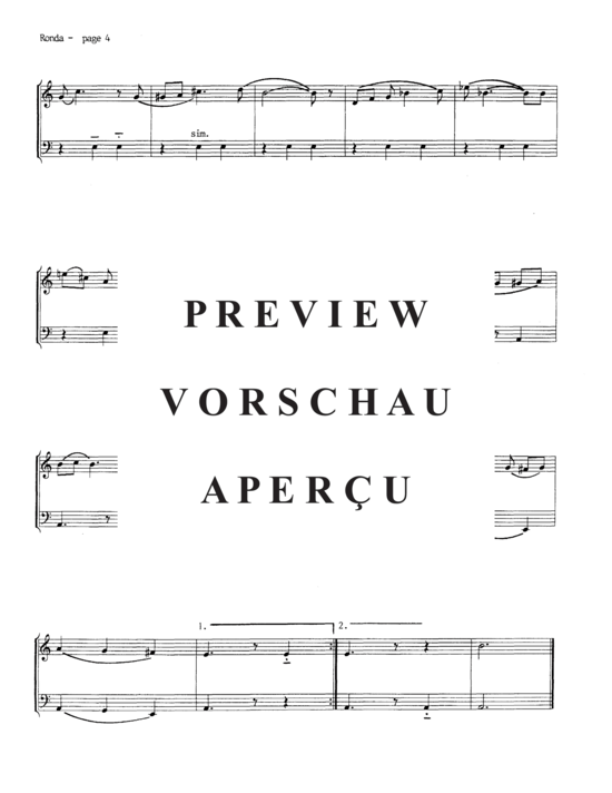 Produktgalerie: Seite 16 von 20 Ronda´s First Suite , , (Duett für Horn + Tuba)