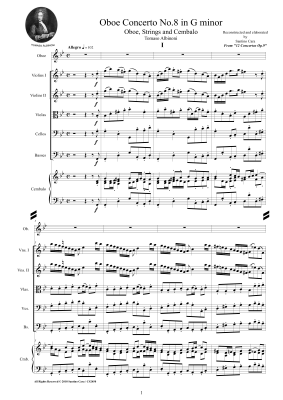 Produktbild zu: Concerto No.8 in G-Moll Op.9Tomaso Albinoni