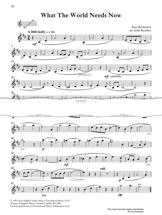 Product gallery: Page 1 of 1 What The World Needs Now Is Love, Burt Bacharach
