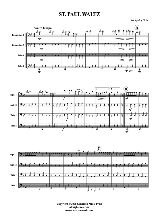 Product picture to: St. Paul Waltz Traditional