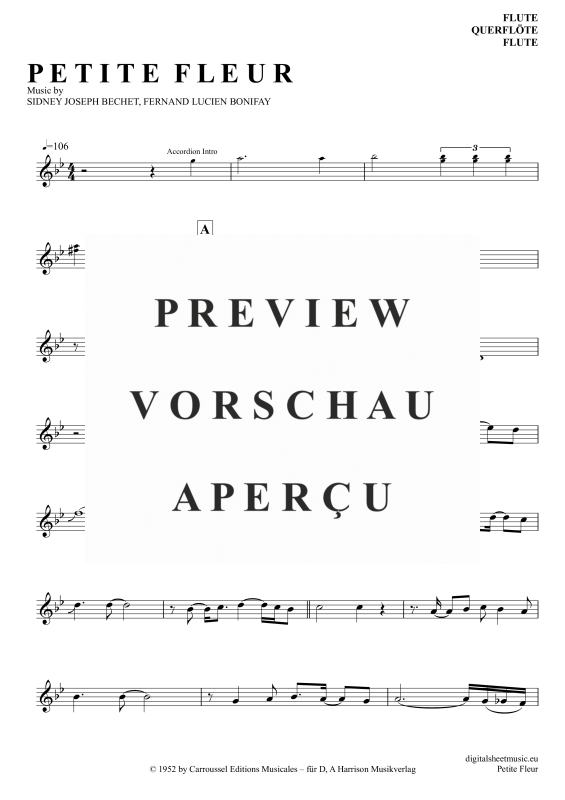 Product gallery: Page 2 of 4 Petite Fleur, Tex, Pete, (transverse flute)