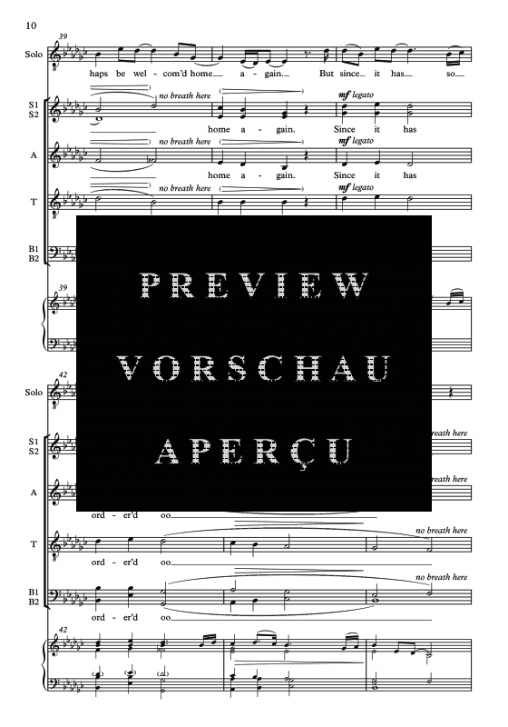 Produktgalerie: Seite 11 von 11 The Parting Glass, , Tenor Solo, Gemischter Chor und Klavier