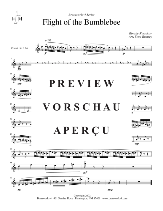 Produktgalerie: Seite 5 von 8 Hummelflug, , (2xTrompete in B, Horn in F, Posaune)